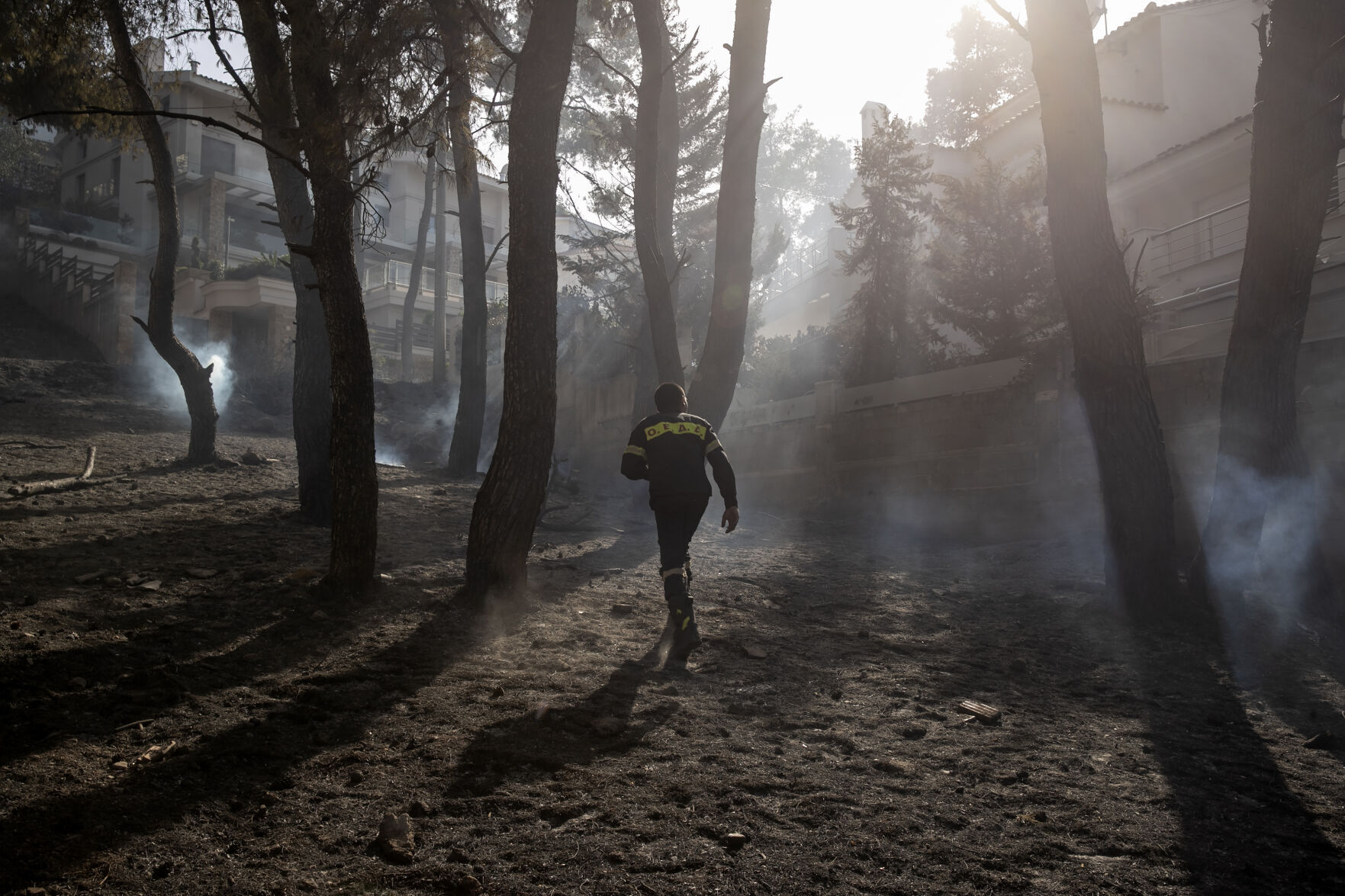 APTOPIX Greece Wildfire